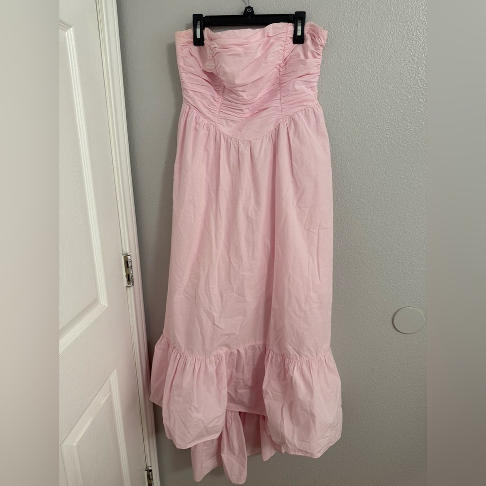Hello Molly Pink Strapless Dress